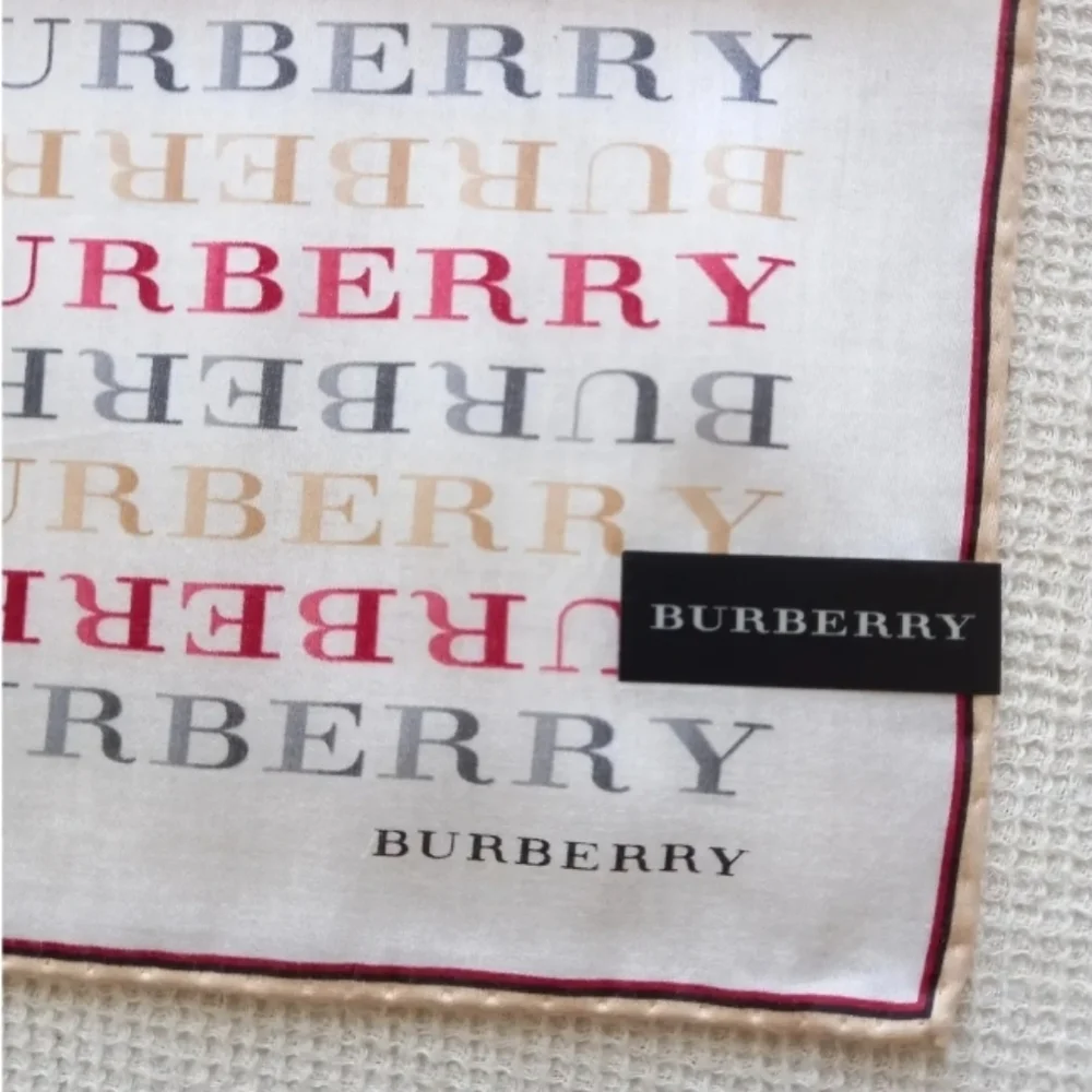Burberry Silk Hankerchief | Rare Pink | Never Used - Picture 1 of 7